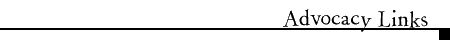 Advocacy Links